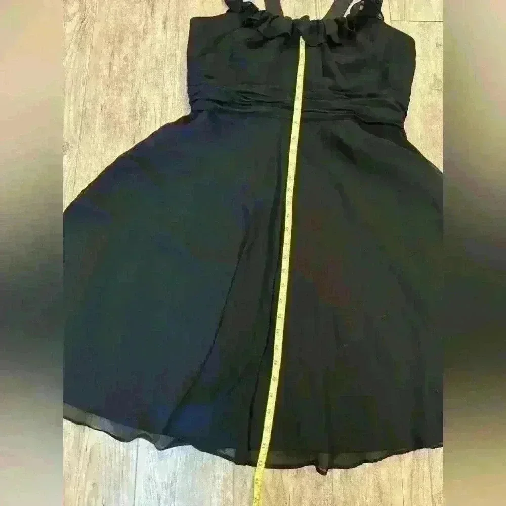 David’s Bridal black dress size 14 - Picture 4 of 6